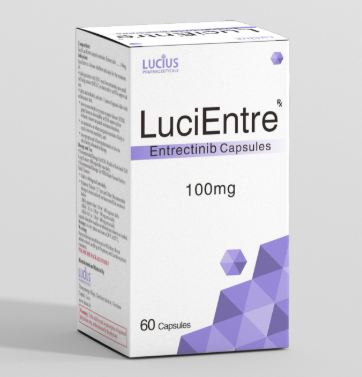 老挝卢修斯恩曲替尼 100mg Entrectinib 恩曲替尼胶囊（LuciEntre）仿制药 说明书附购买渠道和代购联系微信